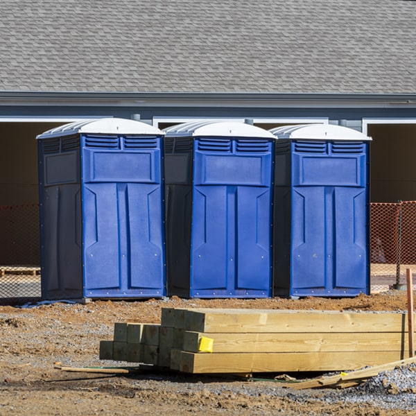 is there a specific order in which to place multiple portable toilets in Mount Sterling Ohio